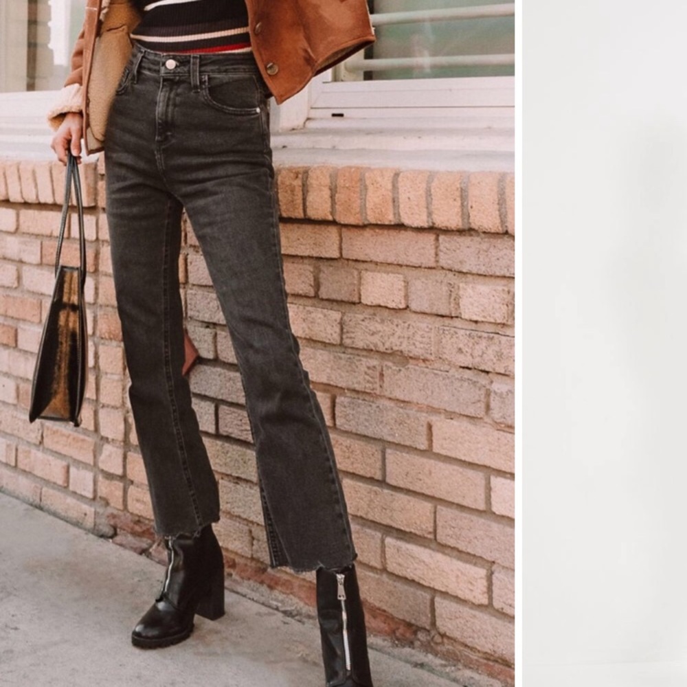 BDG High Rise Kick Flare Cropped Jean